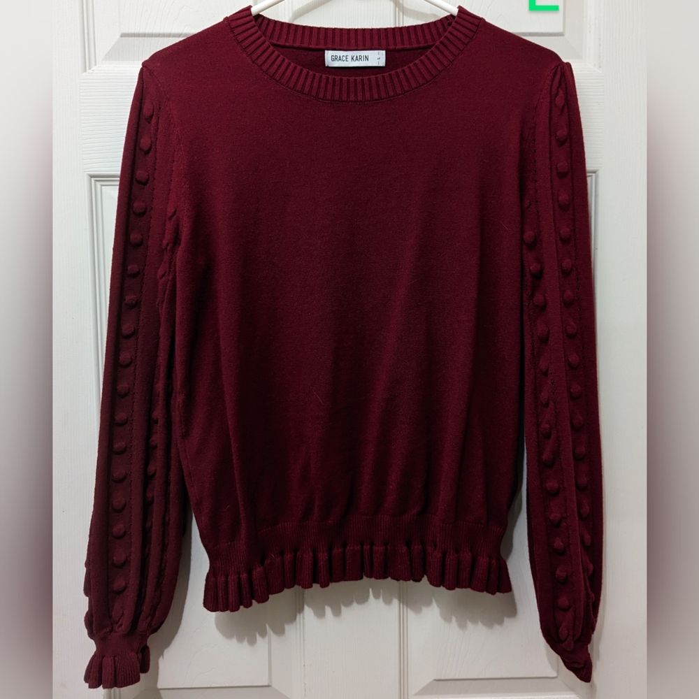 Ruffle sweater